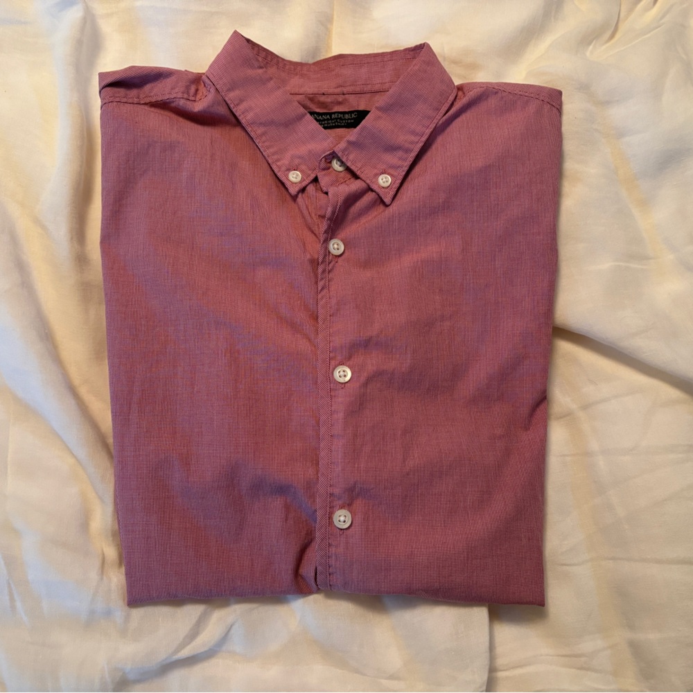 Short sleeve button down J Crew shirt - Medium